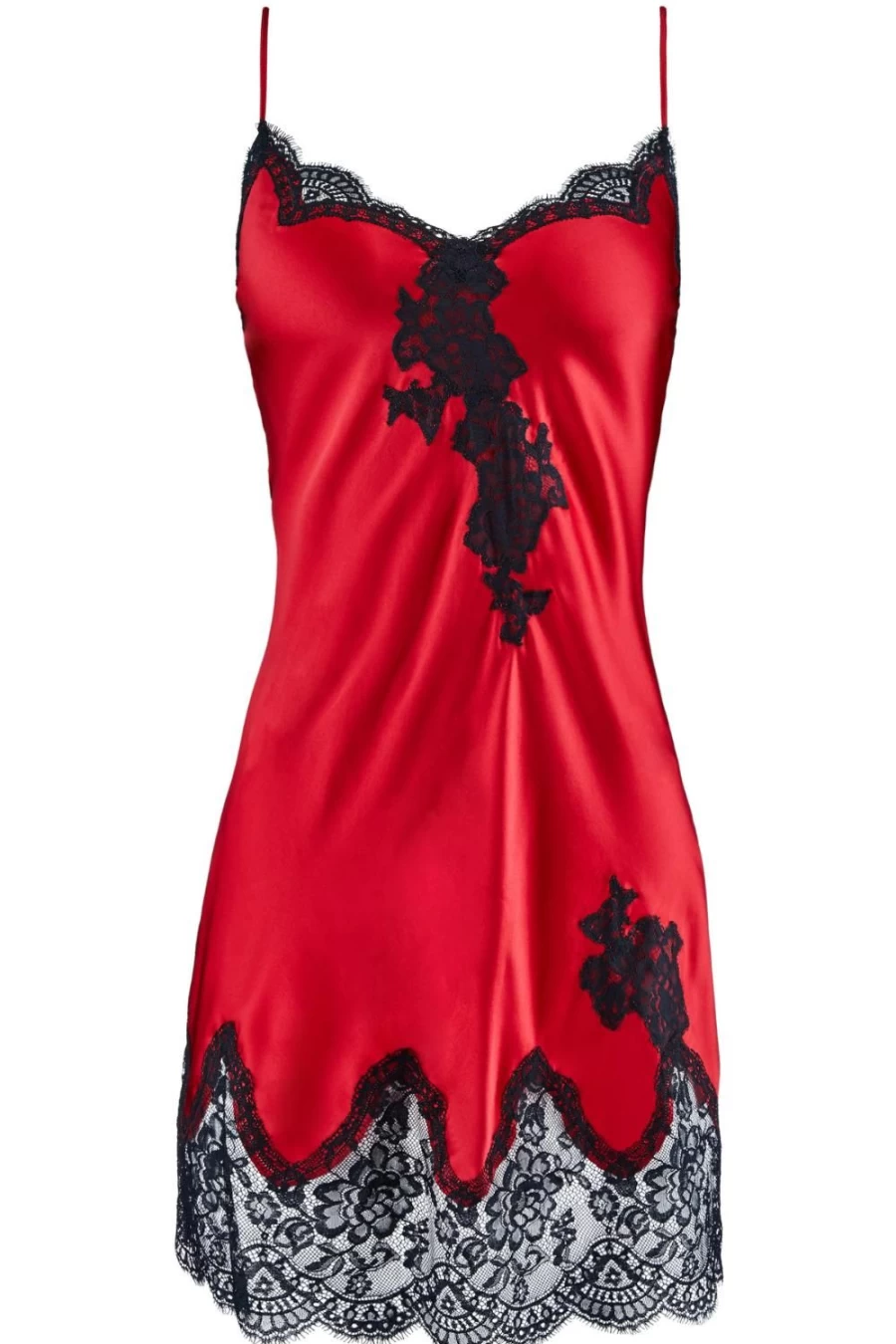Aubade Rouge Passion Silk Nightie - Luxurious Toi Mon Amour Lingerie for Women