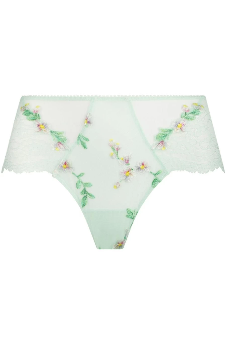 Lise Charmel Amour Nymphea Shorty Lingerie in Jade Aqua | Elegant & Comfortable Design