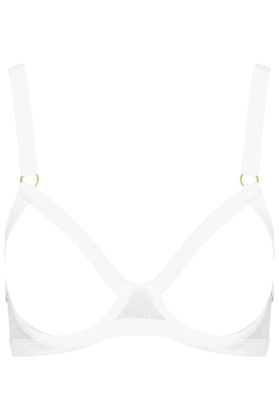 Maison Close White Pure Tentation Nude Bra - Seamless Comfort Lingerie
