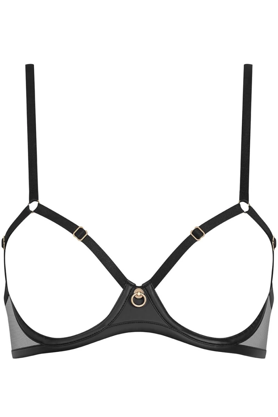 Maison Close Black Chambre Noire Open Underwire Bra - Lingerie