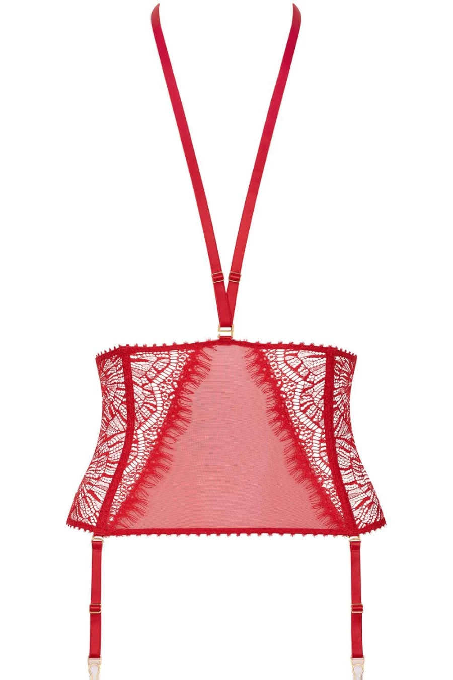 Maison Close Red Accroche Coeur Waist Cincher Corset for Women