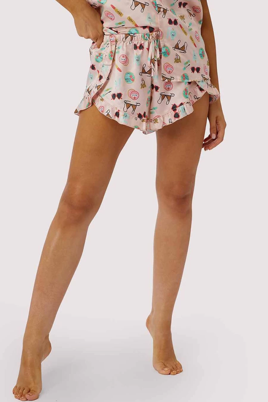 Playful Promises Bodil Jane Girls Best Friend Multi Color Pyjama Shorts