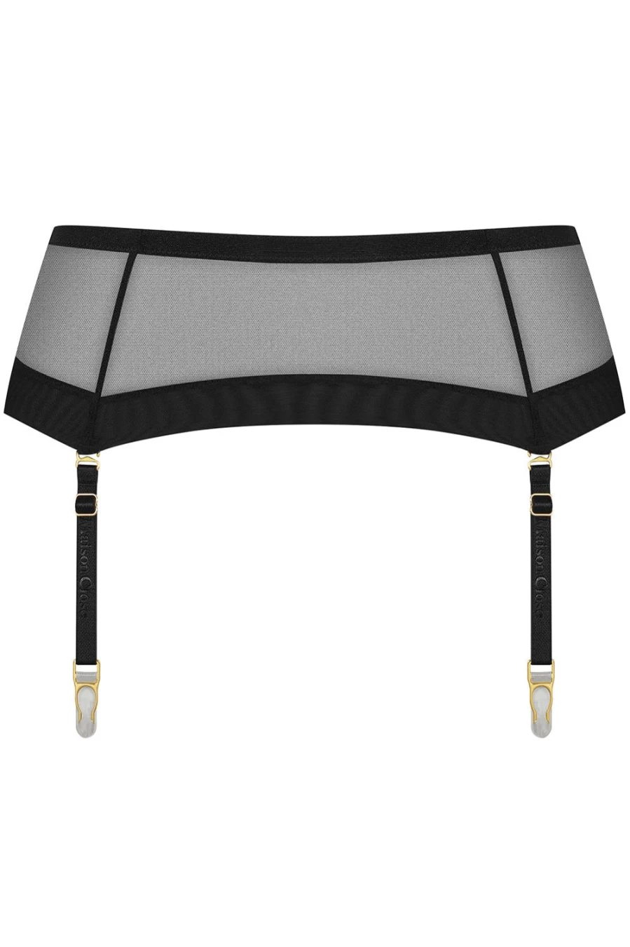 Maison Close Black Corps A Corset Suspender Belt for Women