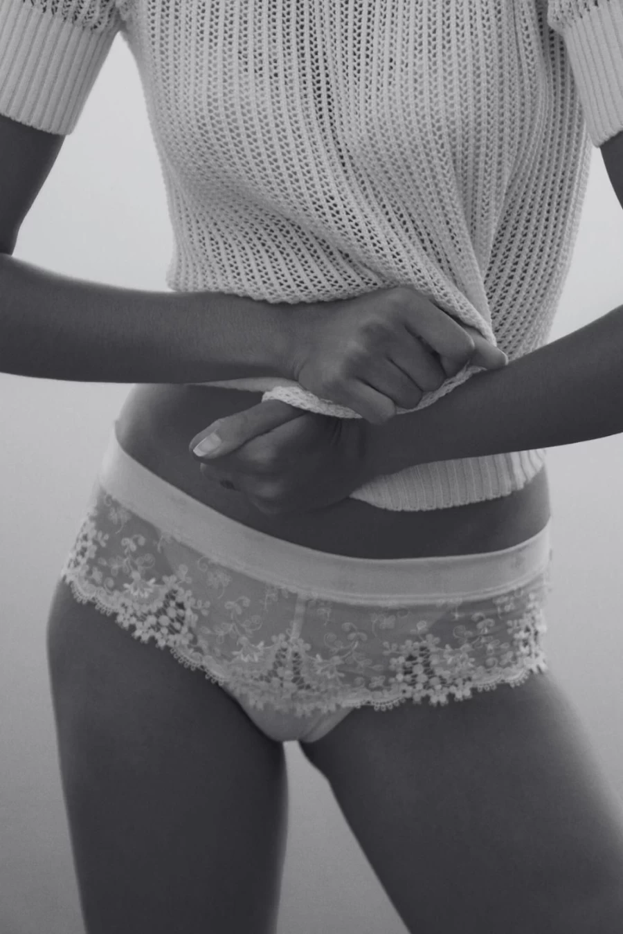 Simone Pérèle Wish Shorty Natural Lace Lingerie Briefs