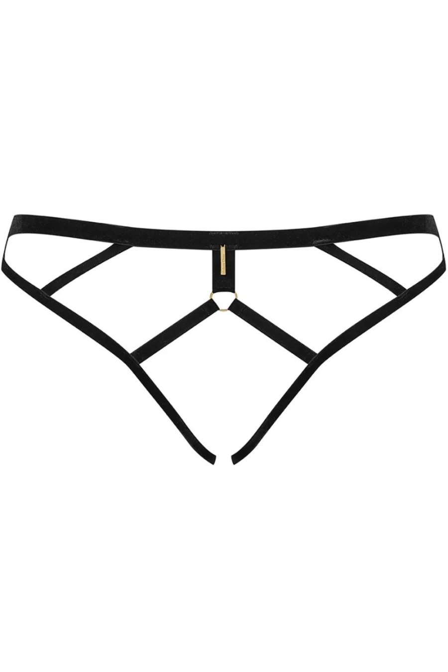 Maison Close Black Velvet Les Fetiches Open Brief Lingerie