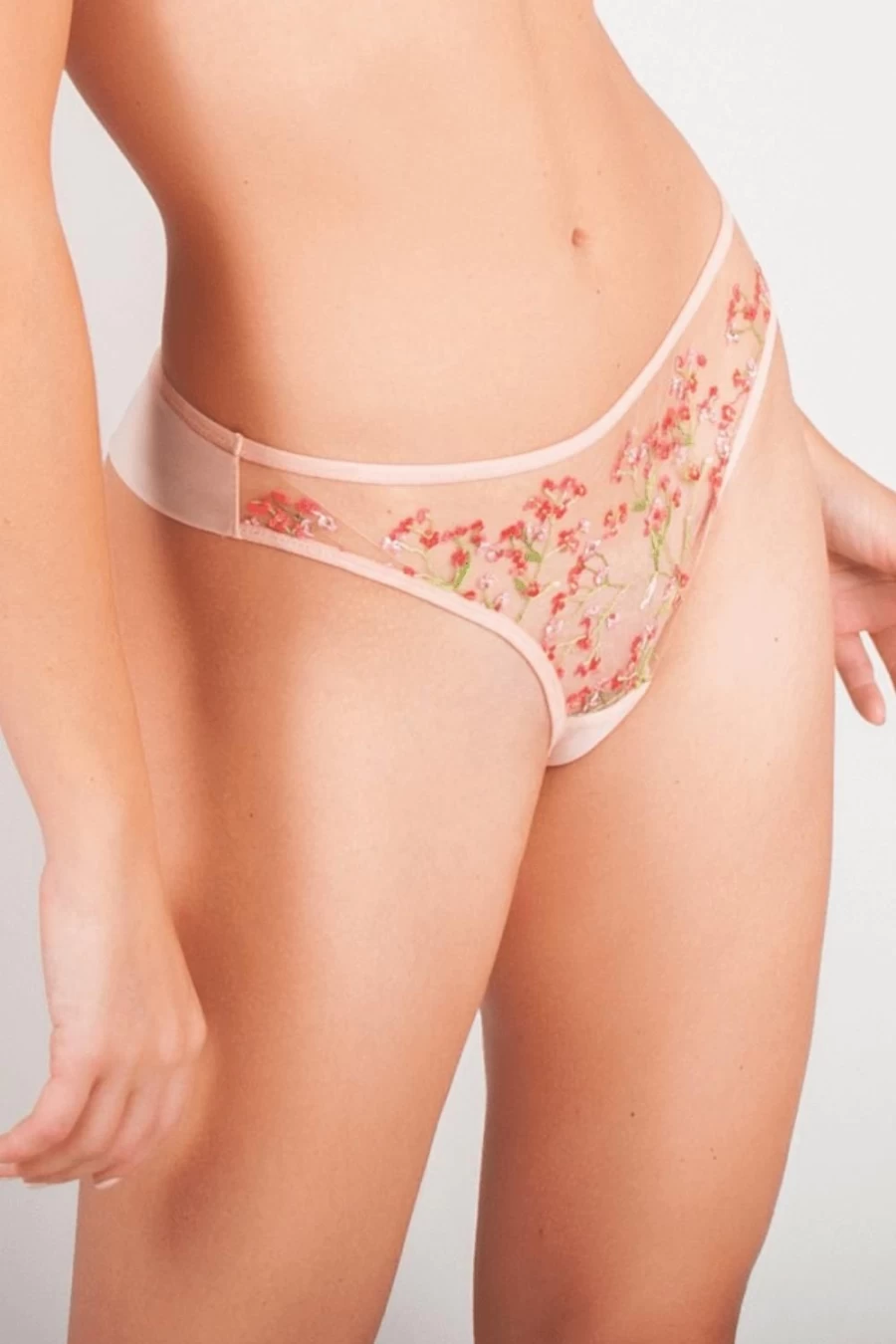 Huit Women's Ballet Blossom Tanga Underwear - Comfortable & Stylish Lace Panties