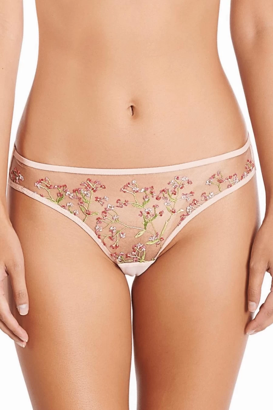 Huit Women's Ballet Blossom Tanga Underwear - Comfortable & Stylish Lace Panties