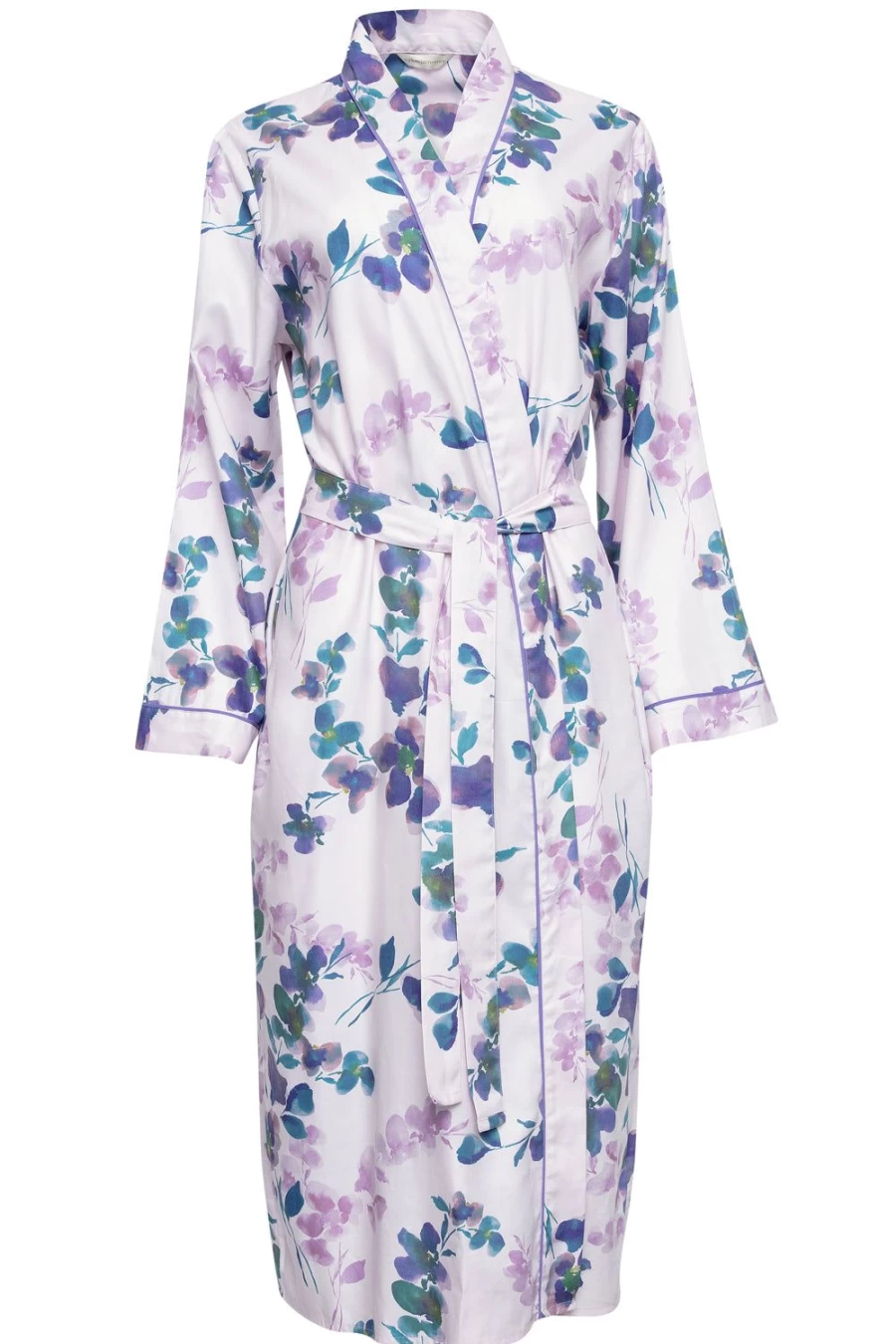 Cyberjammies Camila Floral Print Long Dressing Gown - Multi Color Women's Nightgown
