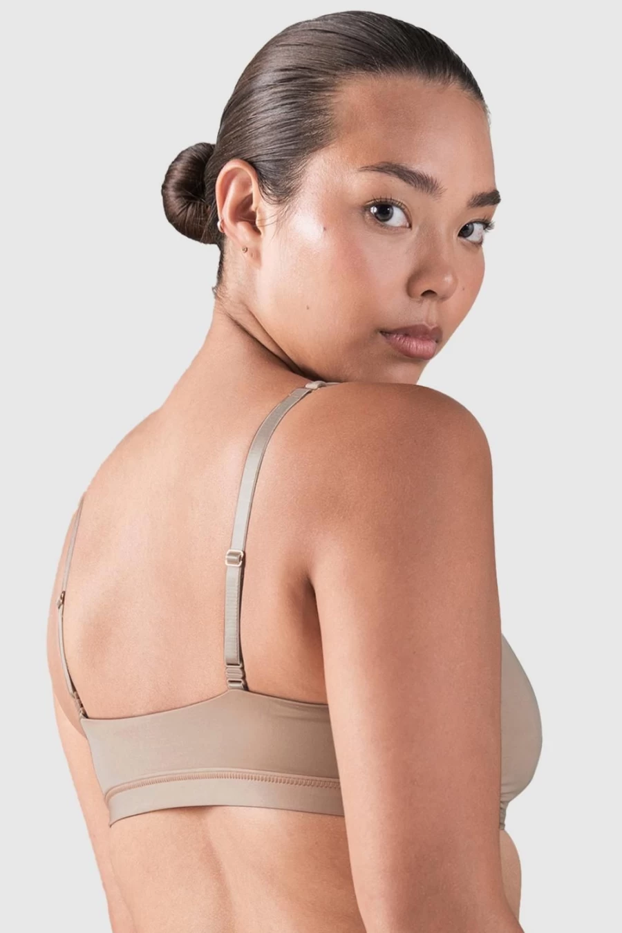 Nudea Second Skin Scoop Neck Bralette in Bare 03 - Ultra Soft Wireless Bra