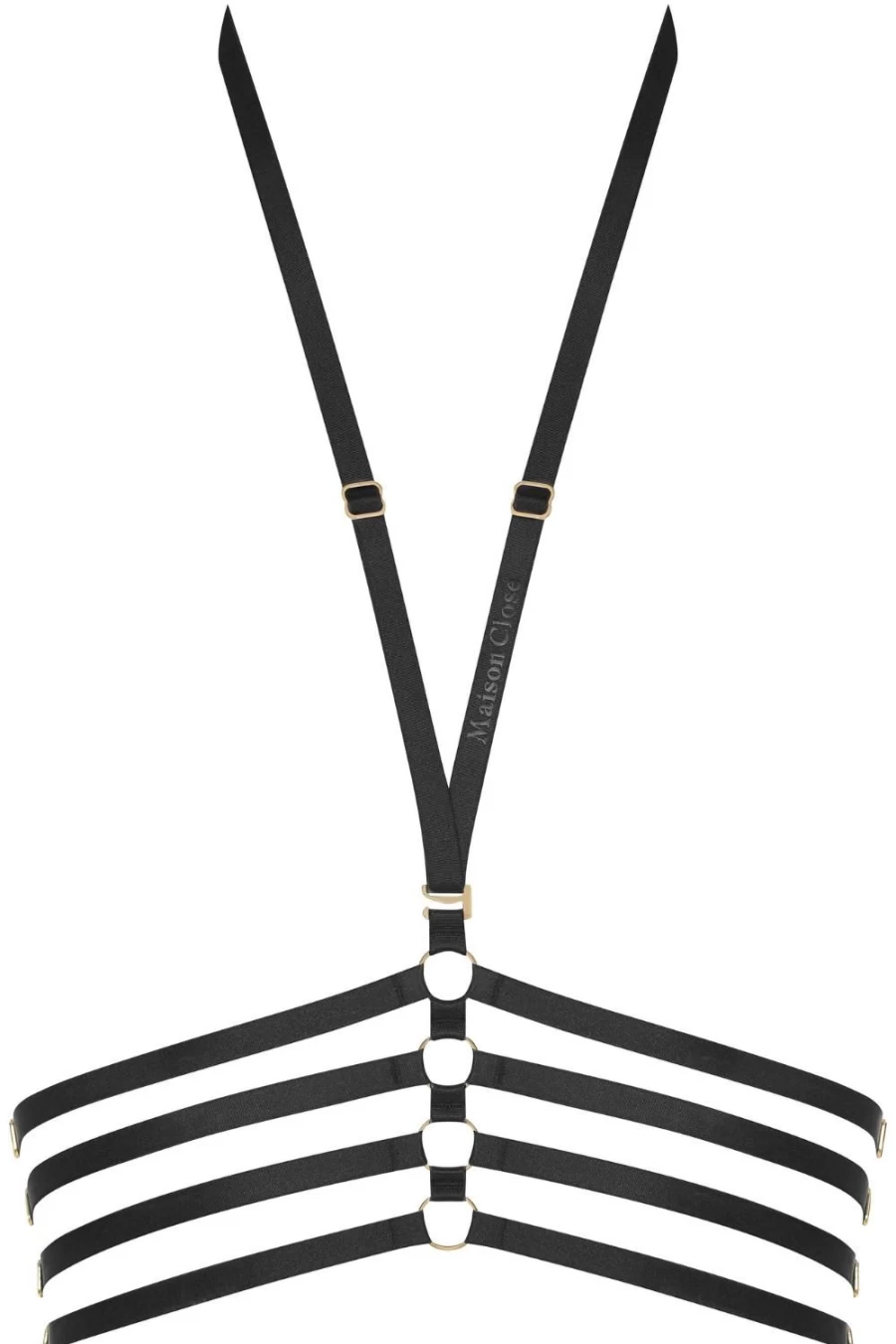 "Maison Close Black Chambre Noire Harness - Stylish BDSM Restraint"