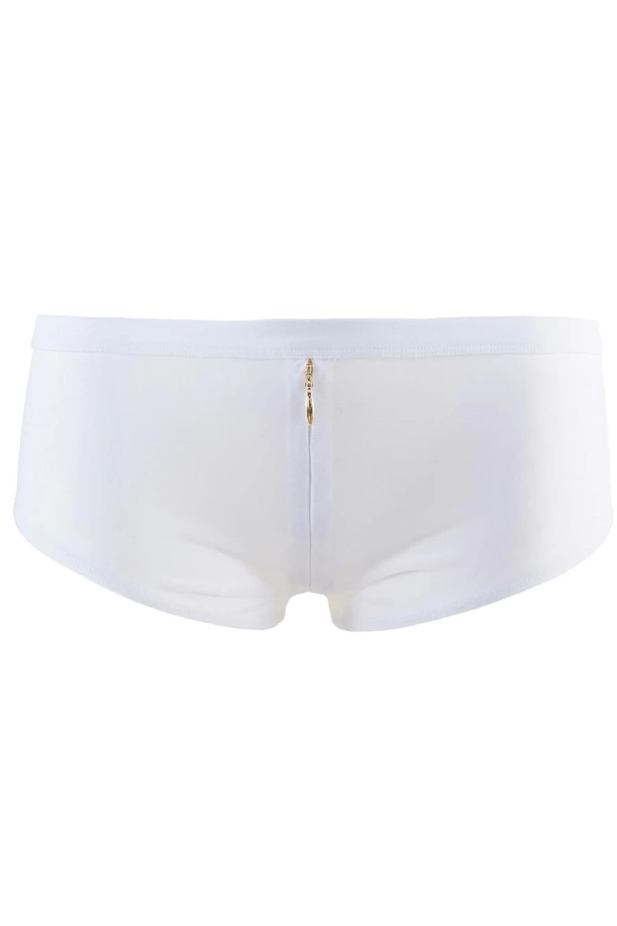 Maison Close White Pure Tentation Zip Shorty Lingerie