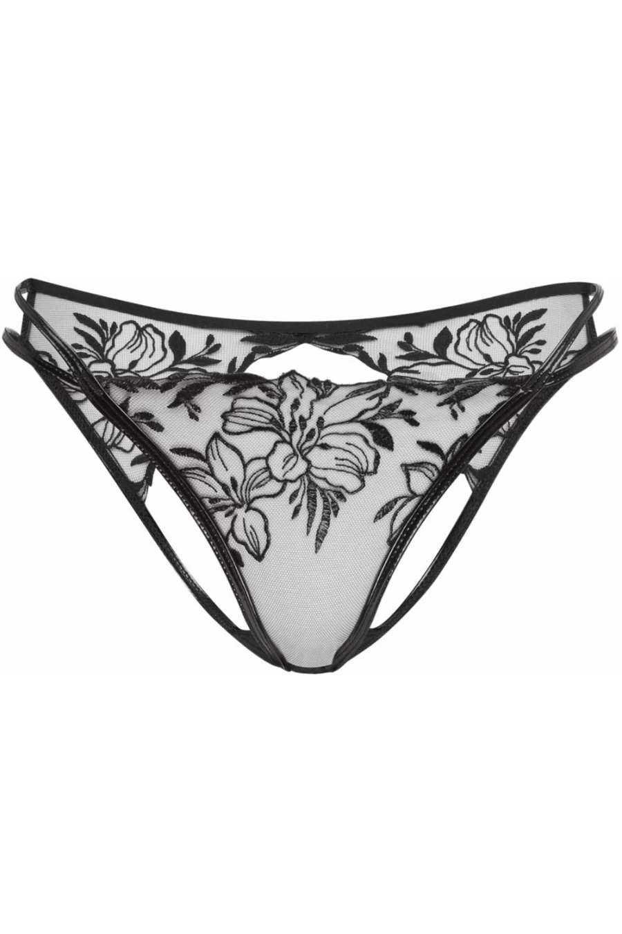 Agent Provocateur Ozella Ouvert Lingerie Set in Black - Sensual Corset & Garter