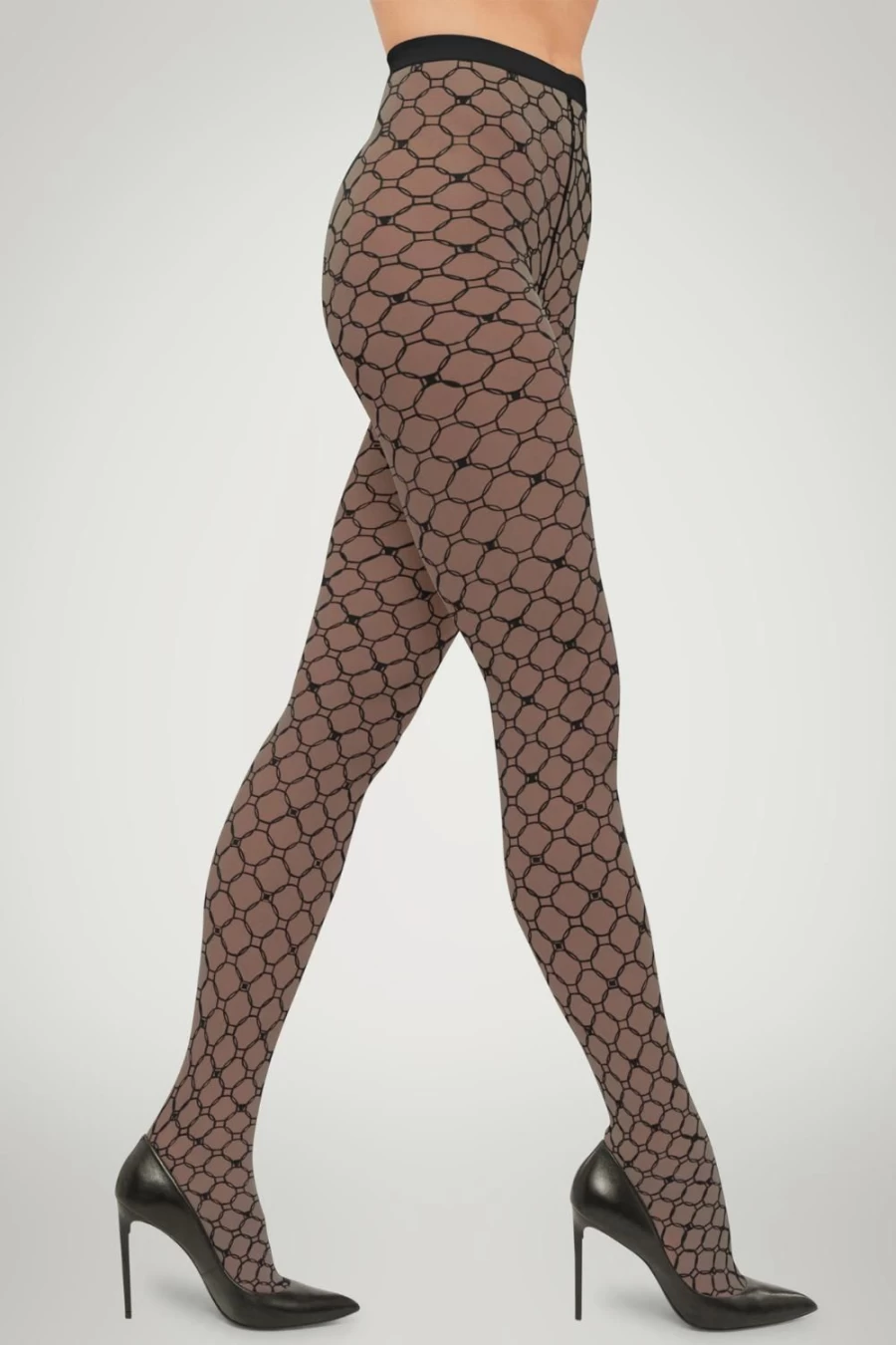 Wolford Monogram 20 Denier Tights – Luxury Sheer Hosiery for Women