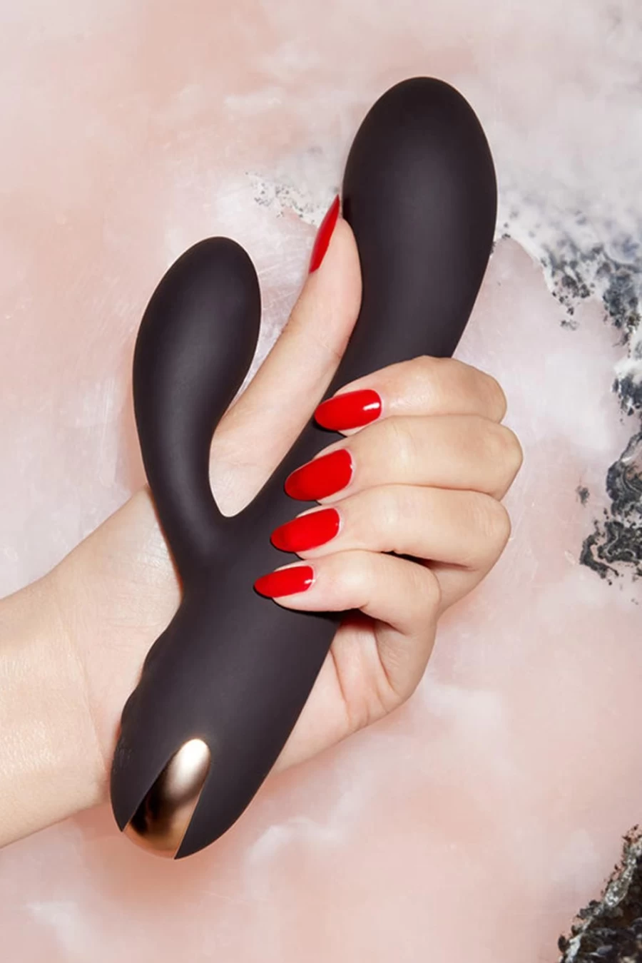 Coco de Mer Luxury Brown Dual Vibrator - Number 2 Couples Massager