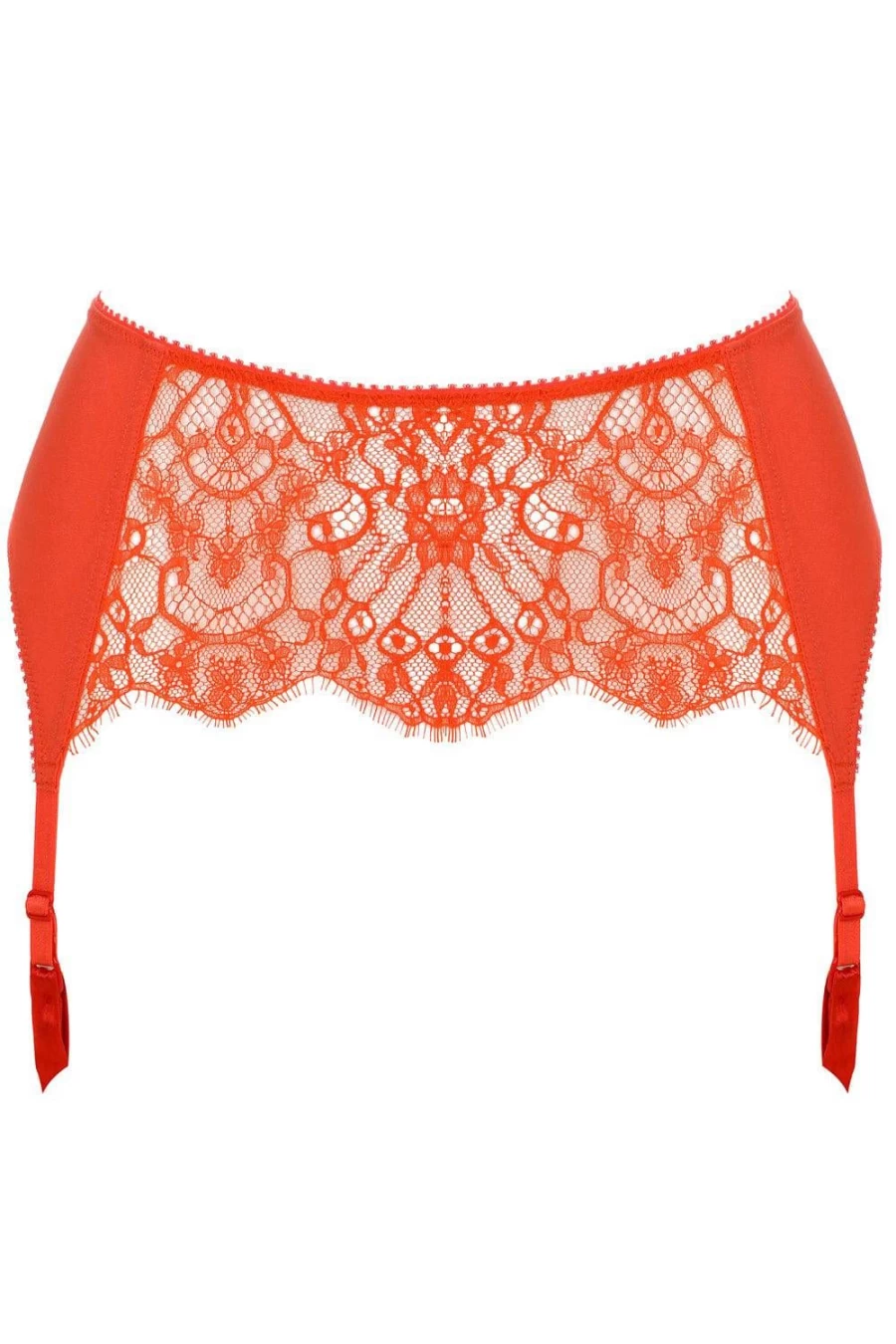 Jolidon Bright Red French Connection Style Suspender Belt for Women