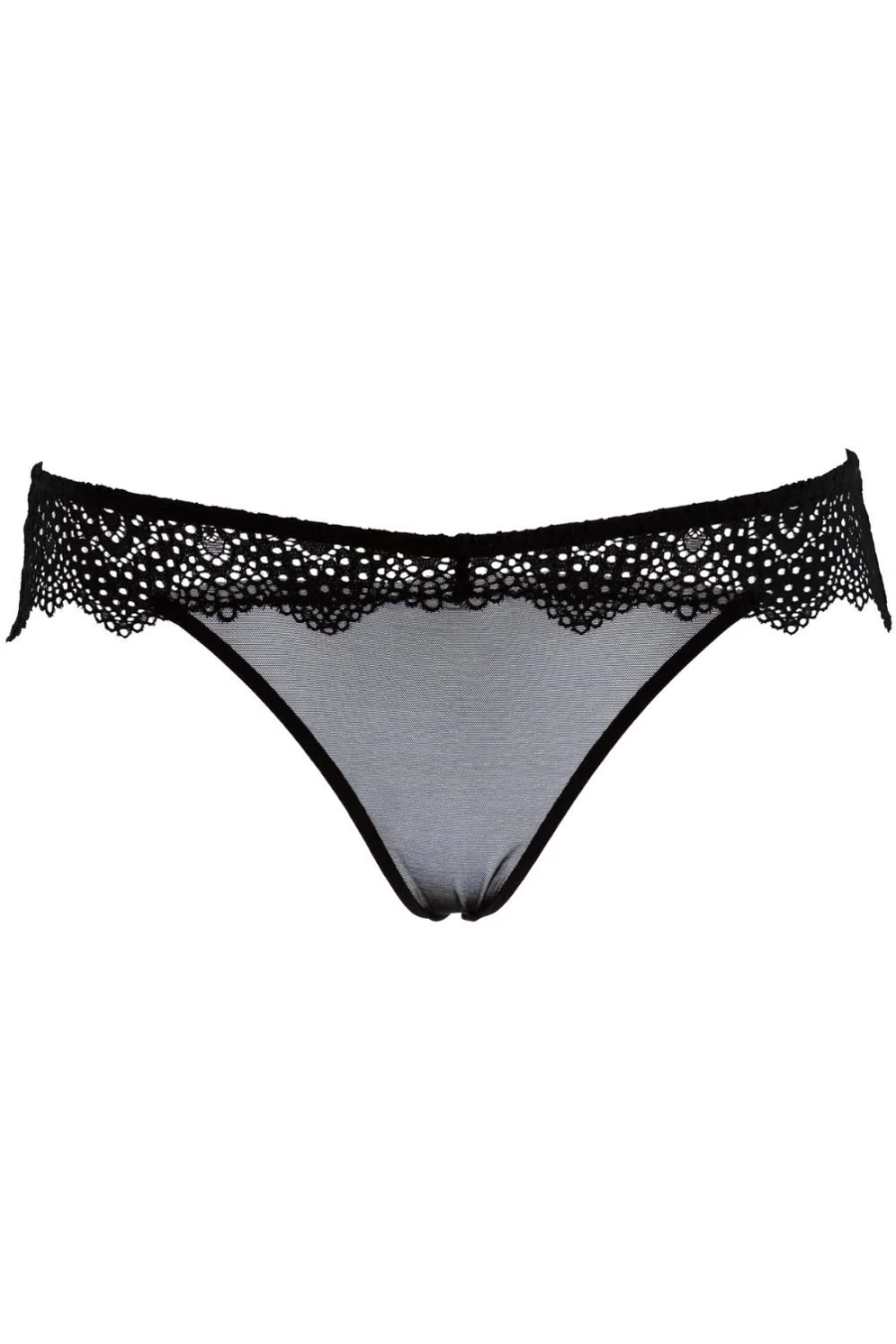 Atelier Amour Black Nommee Desir Tanga - Luxury Lingerie for Women