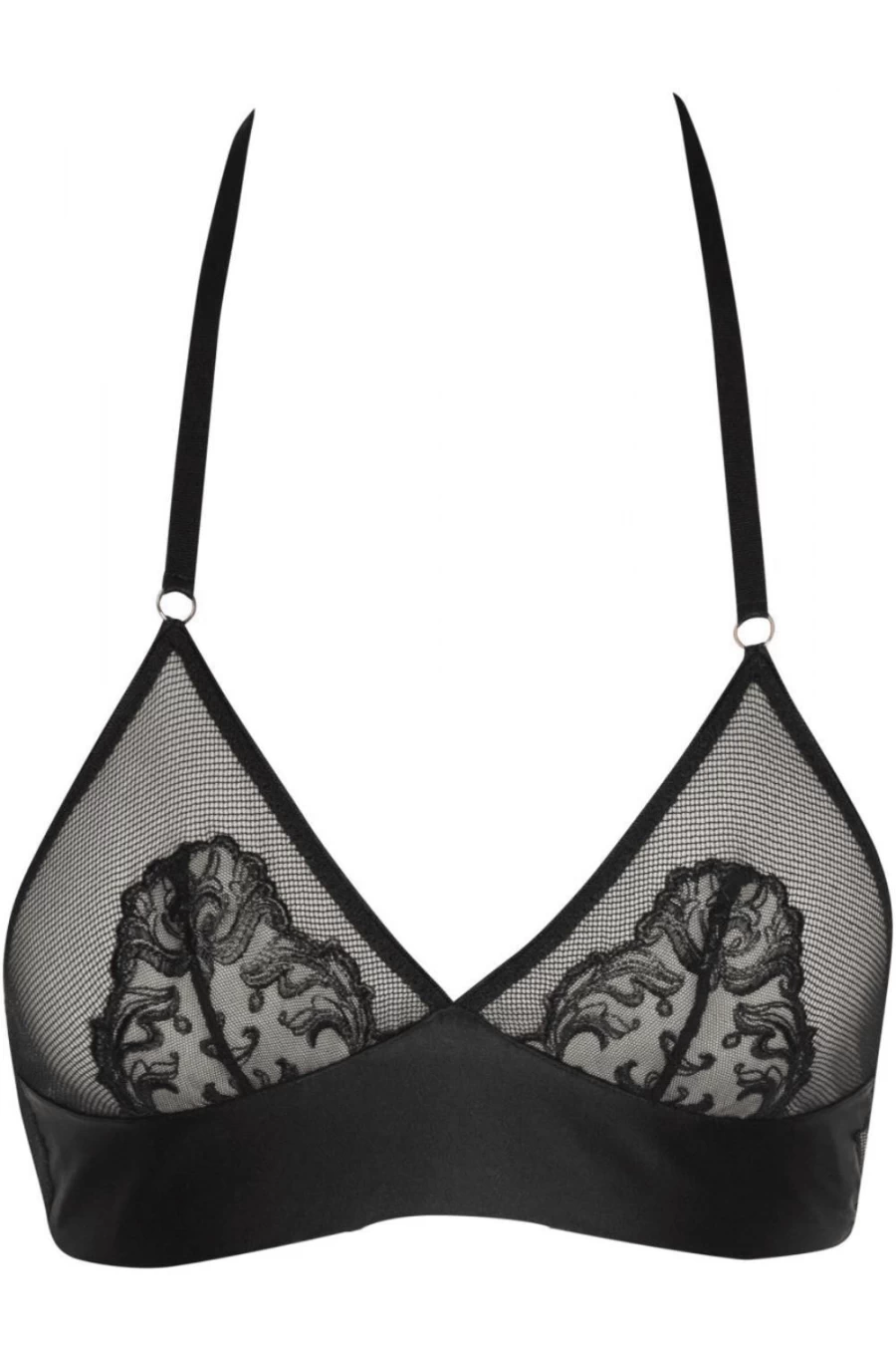 Bracli Vienna Halter Bra - Black Adjustable Strapless Bralette for Women
