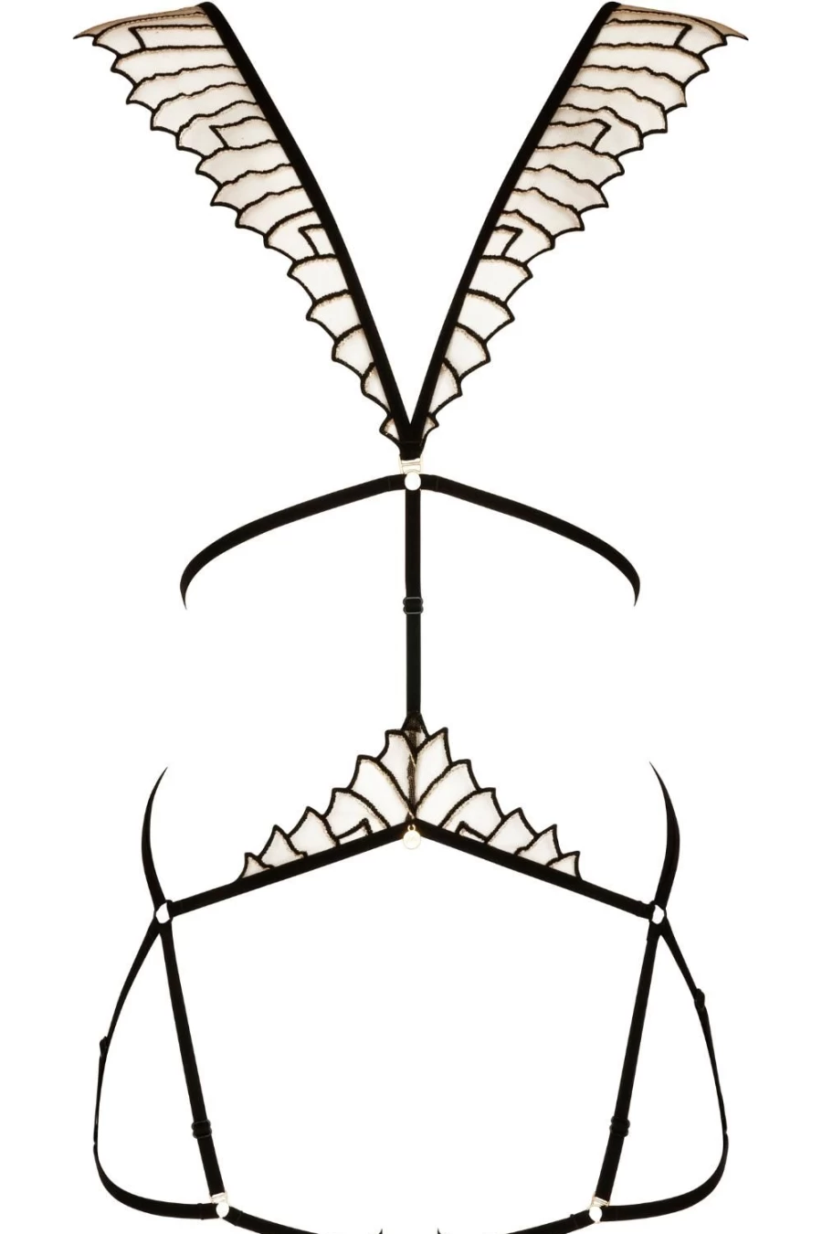 Atelier Amour Cosmic Dream Harness - Adjustable Leather Strap for Fashion & Comfort