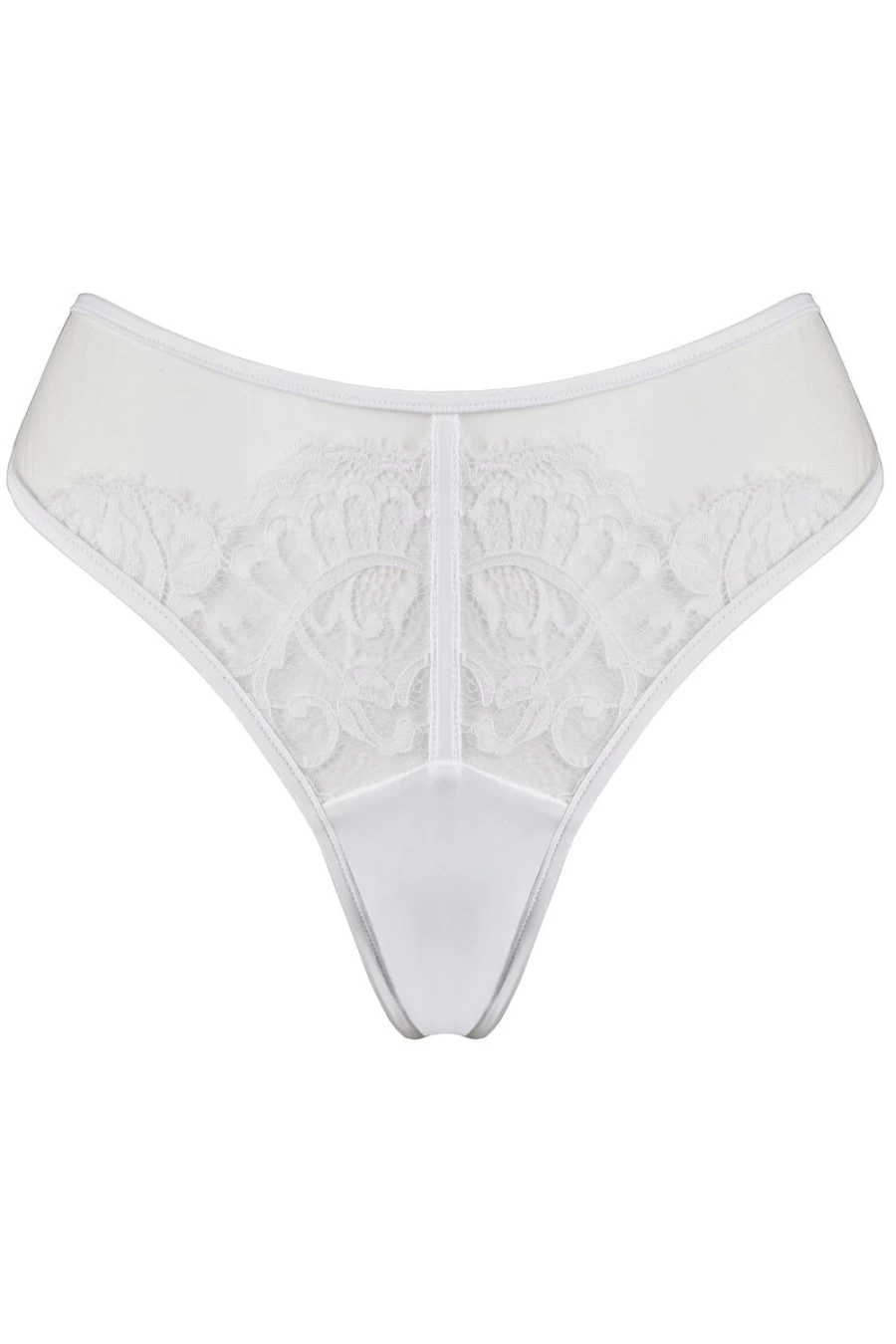 Prelude Marlene Brazilian White Lace Bikini - Elegant Swimwear for Women