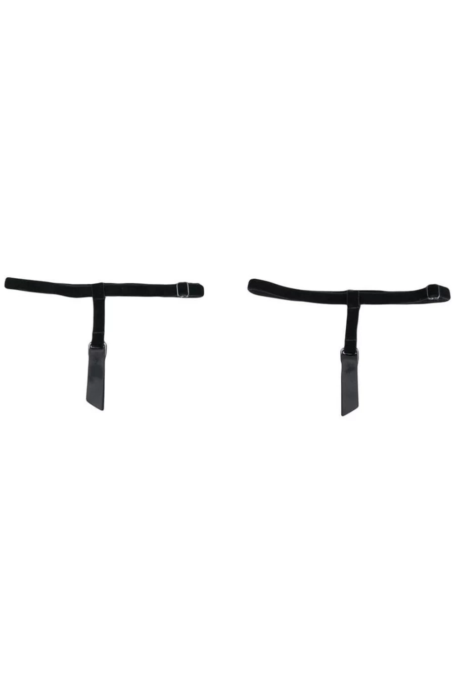 Maison Close Black Les Fetiches Suspenders - Elegant Bondage Style Straps