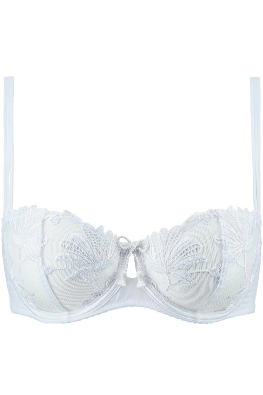 Aubade Lovessence Half Cup Bra in White - Elegant Lingerie for Women