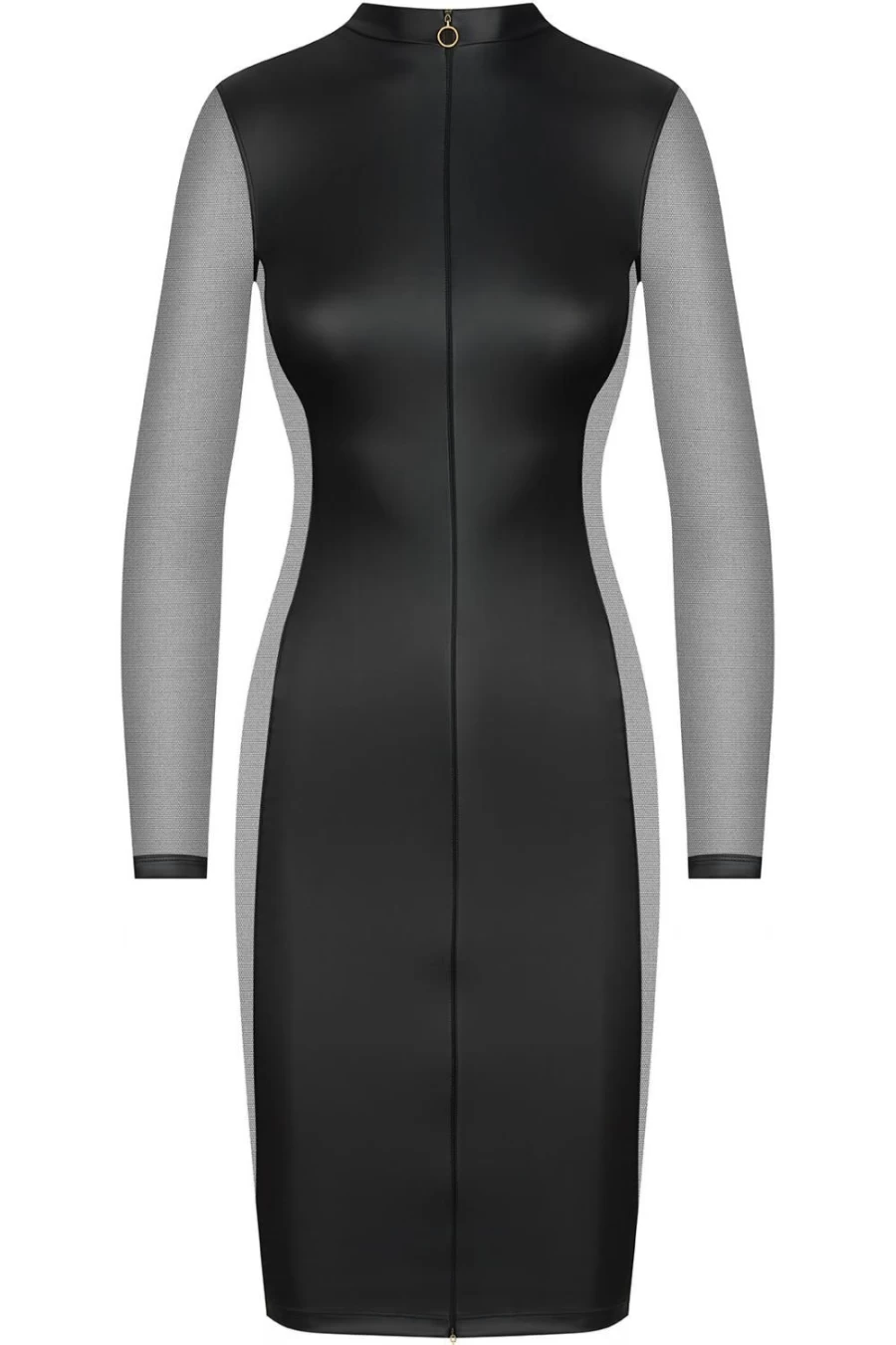 Maison Close Black Chambre Noire Midi Dress - Elegant Vintage Style