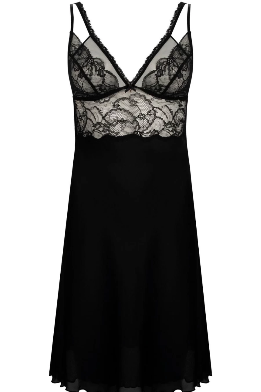Lise Charmel Black Feerie Couture Nightie - Luxurious Women's Lingerie