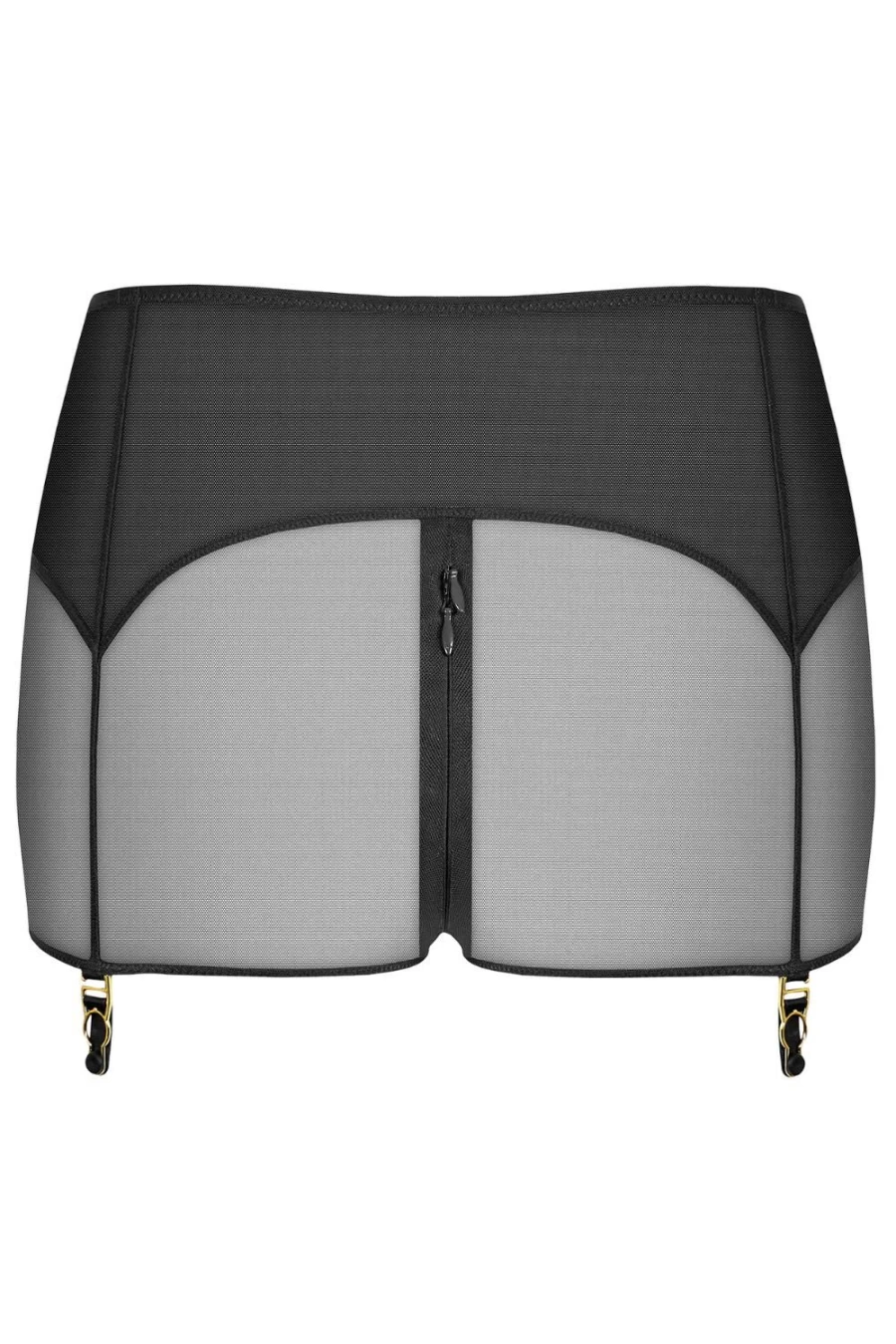 Maison Close Black L'Amoureuse Zip Shorty Corset