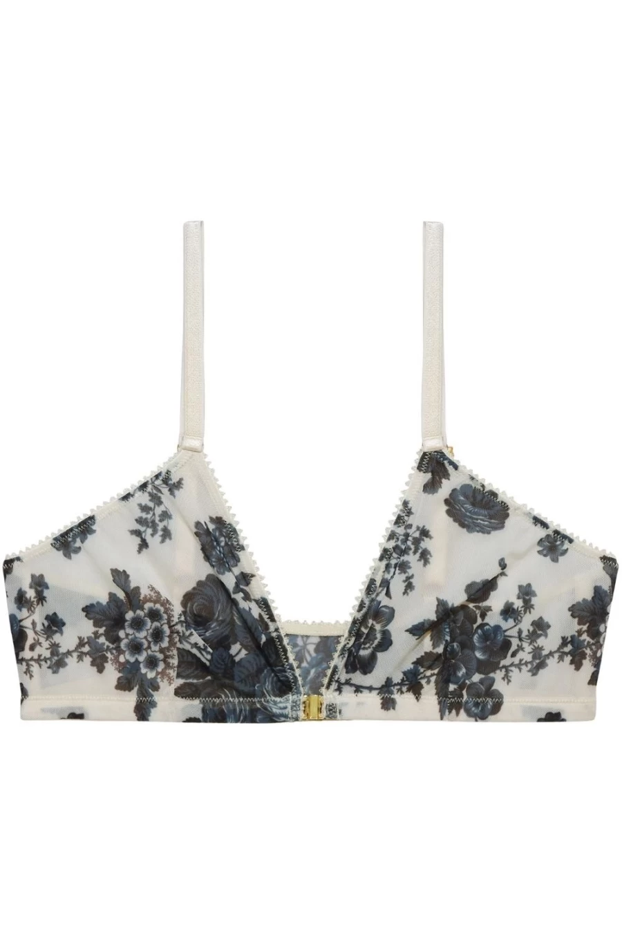 Underprotection Rania Triangle Bra - Black Lace Bralette for Women