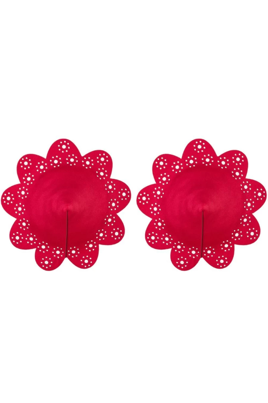 Obsessive Red A770 Nipple Covers for Women - Reusable Adhesive Pasties - Invisible, Comfortable Breast Petals for Any Outfit