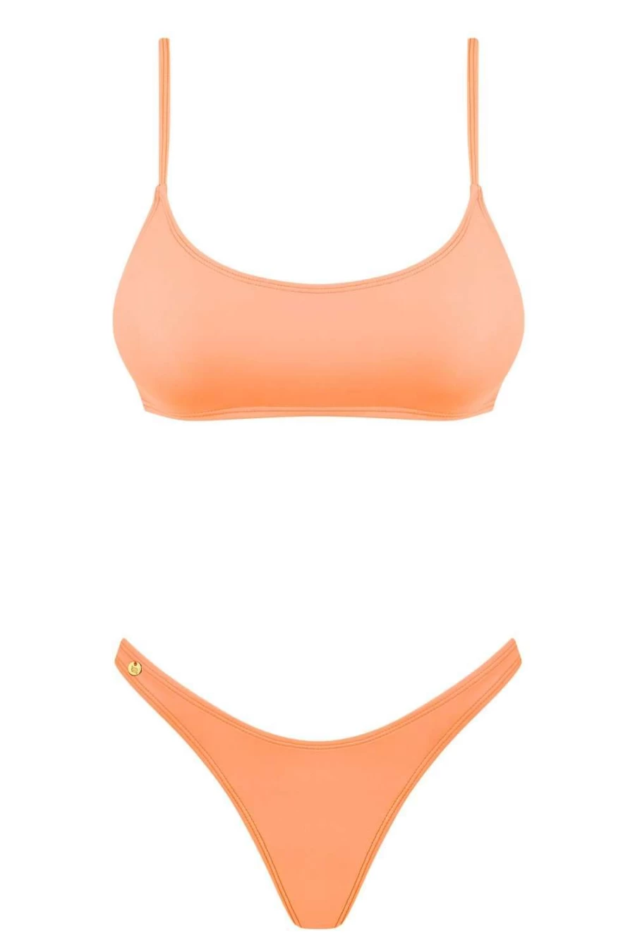 Obsessive Coral Mexico Beach Bikini - Women's Swimwear Two Piece Set