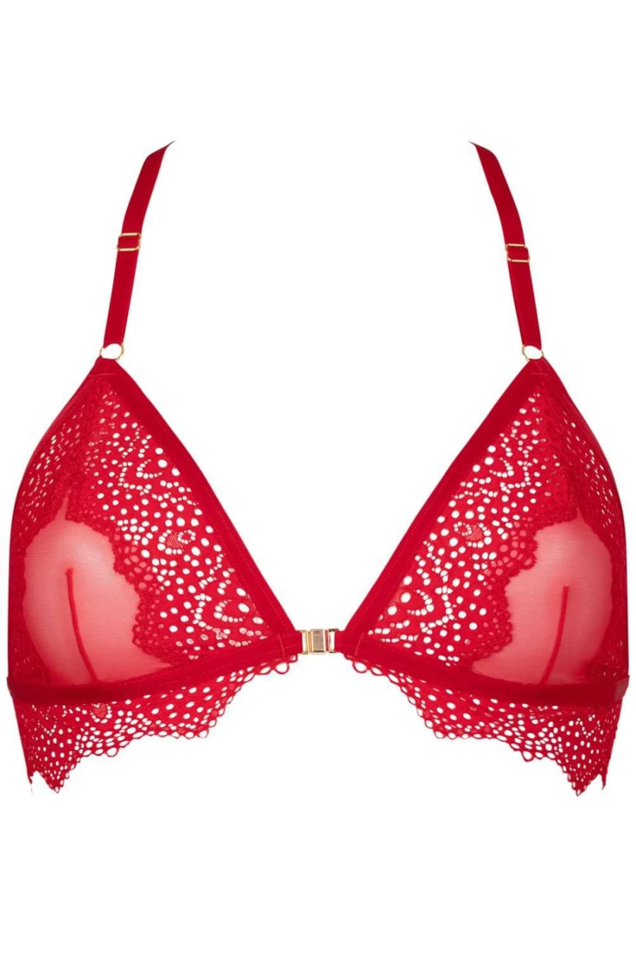 Atelier Amour Nommee Desir Red Triangle Bra - Sexy Lingerie for Women