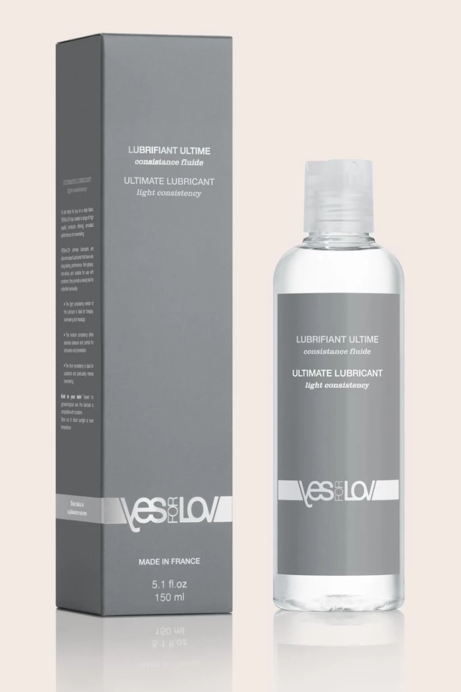 YESforLOV Ultra-Smooth Silicone Personal Lubricant - 150ml Lightweight & Long-Lasting Formula