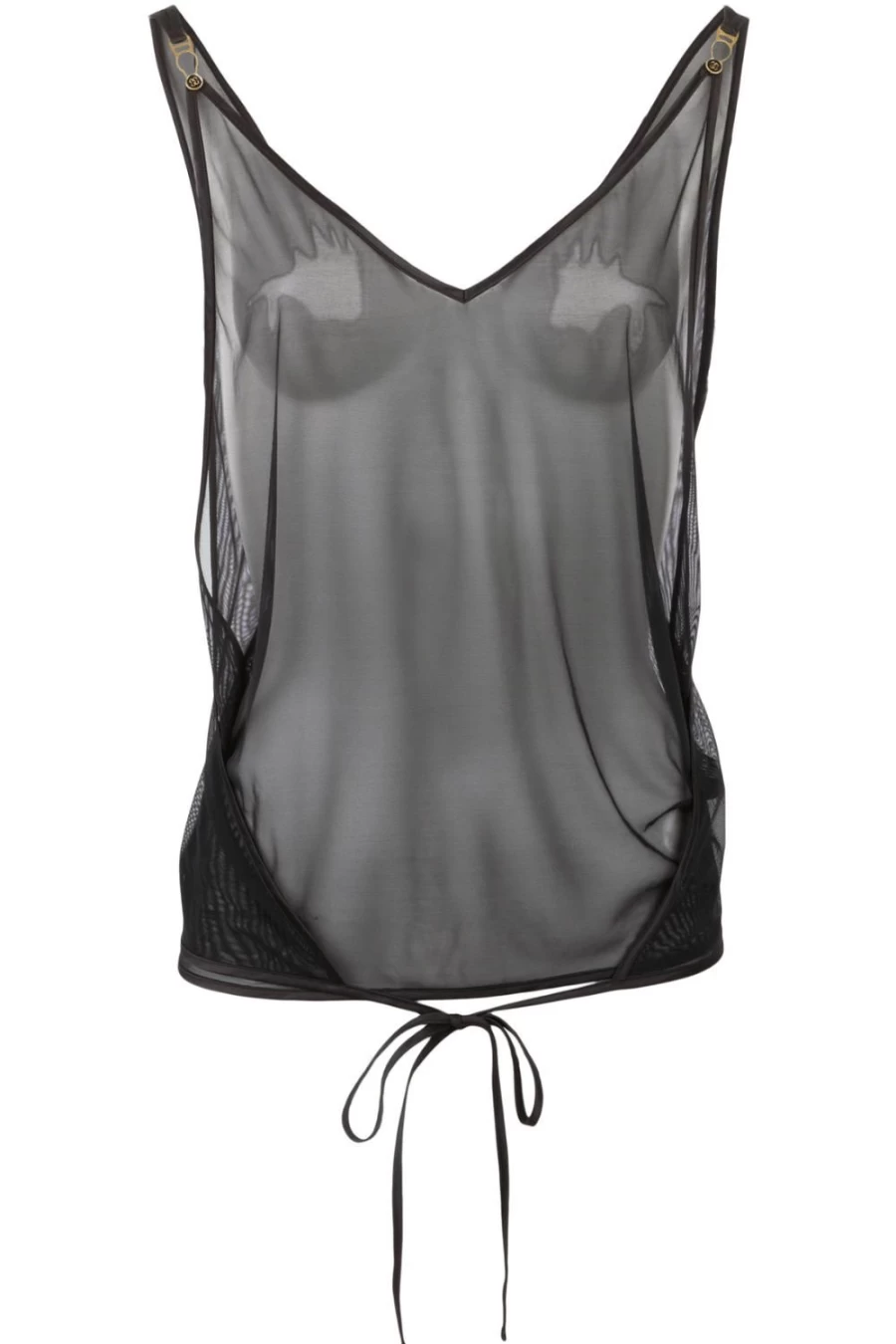 "Atelier Amour Insoutenable Legerete Black Top - Lightweight & Stylish Women's Blouse"