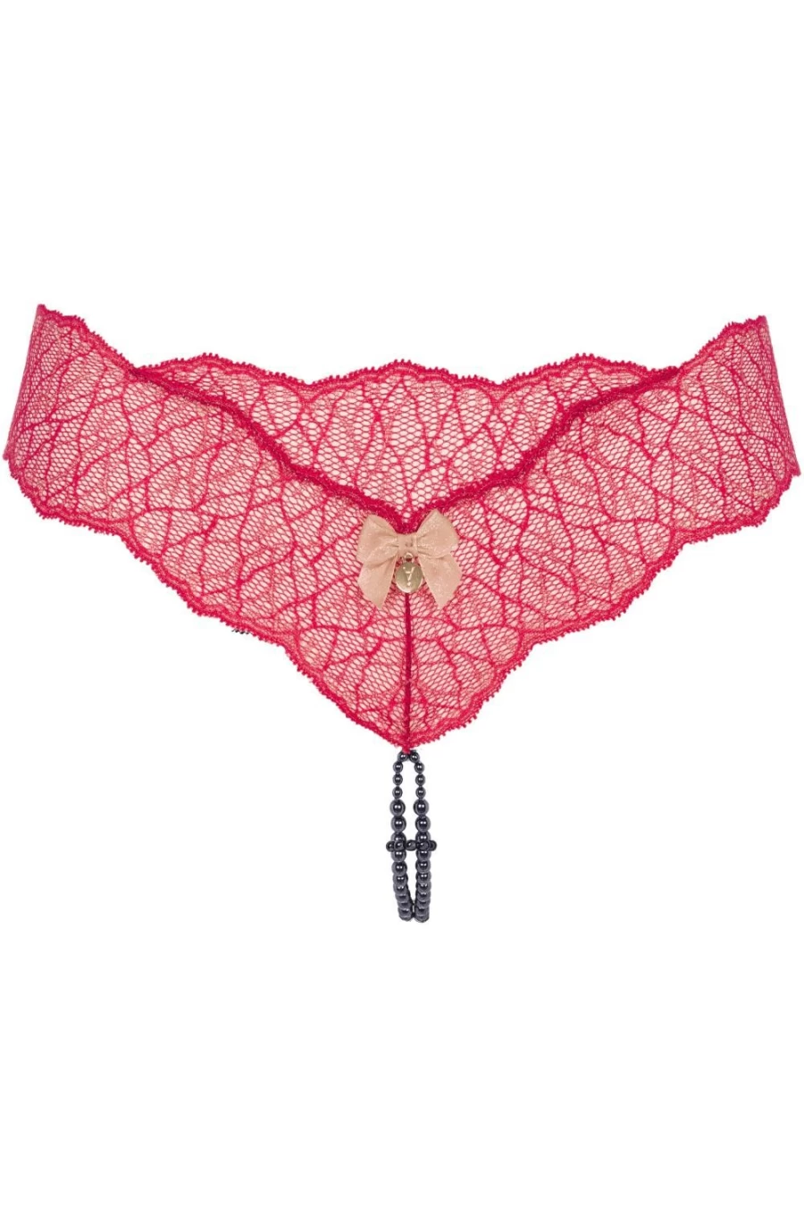 Bracli Red Sydney Dark Double Pearl Thong - Stylish Women's Underwear