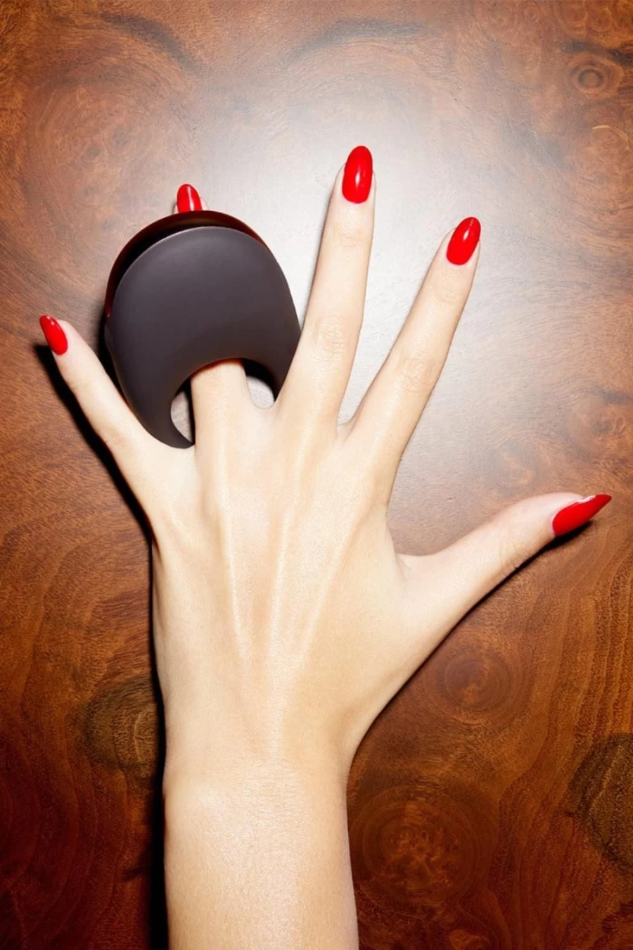 Coco de Mer Brown Ring - Elegant Number 8 Design Jewelry