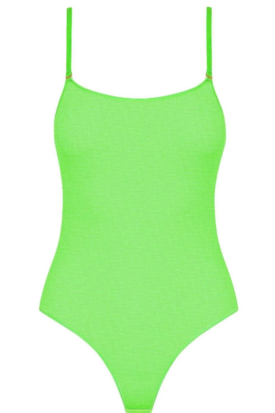 Maison Close Neon Green Corps A Corset Thong Bodysuit Lingerie