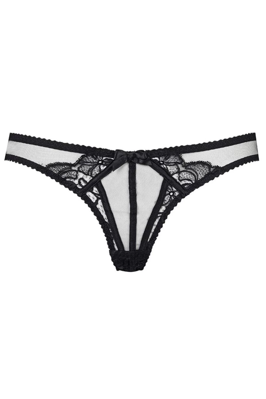 Agent Provocateur Rozlyn Ouvert Black Lingerie Set