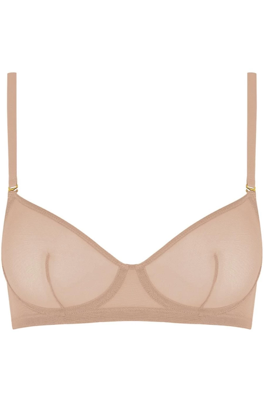 Maison Close Vanilla Nude & Neon Green Wire Bra - Corps A Corset Lace Underwear