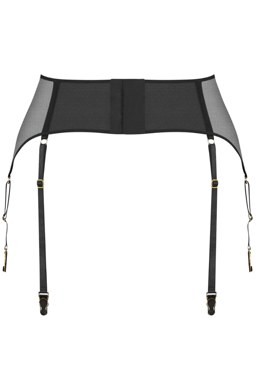 "Maison Close Black L'Amoureuse Suspender - Elegant & Seductive Garter Belt"