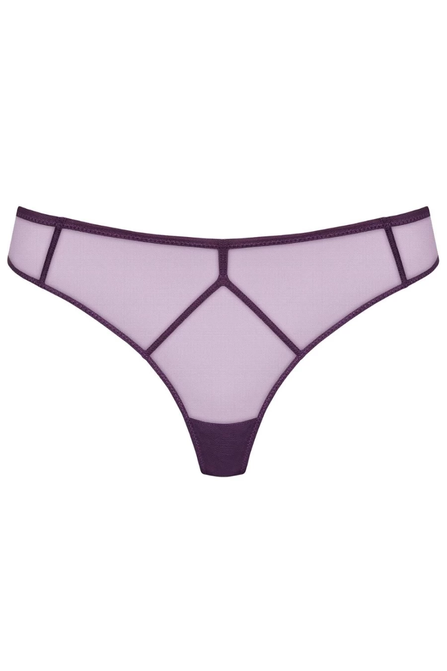 Maison Close Purple L'Amoureuse Open Back Brief Sensual Lingerie