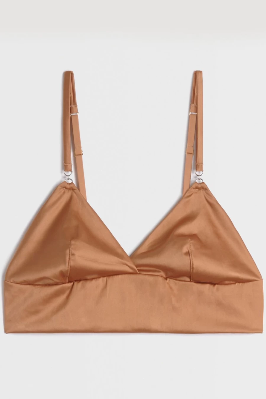 "Icone Martine Bustier Bra in Caramel - Lace Underwire Corset Top for Women"