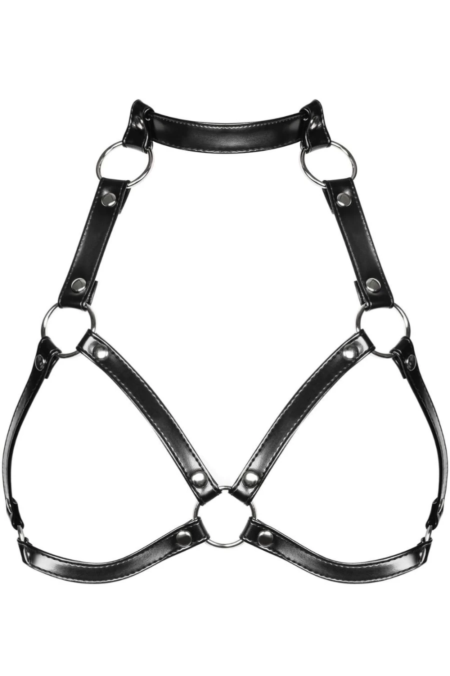Obsessive A740 Black Harness - Heavy Duty Adjustable Dog Harness for Secure Control