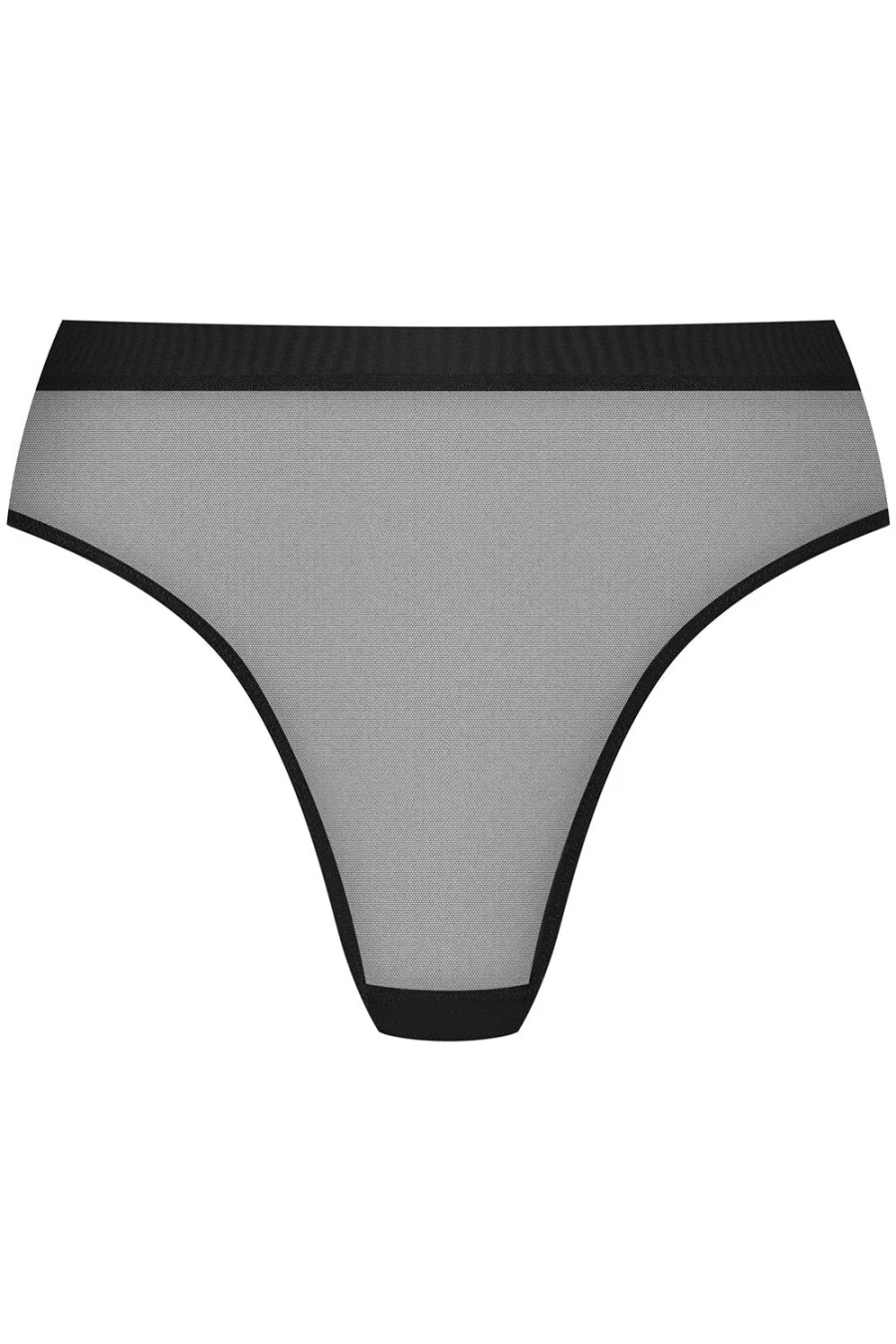 Maison Close Black High Waist Thong - Corps A Corps Luxury Lingerie