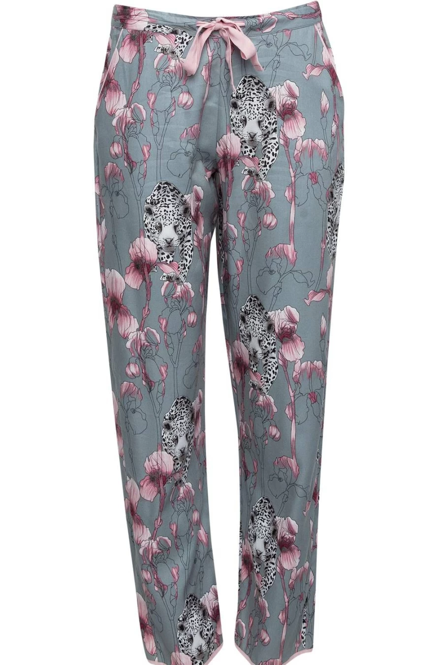 Cyberjammies Jessica Leopard Print Multi-Color Pyjama Pants for Women