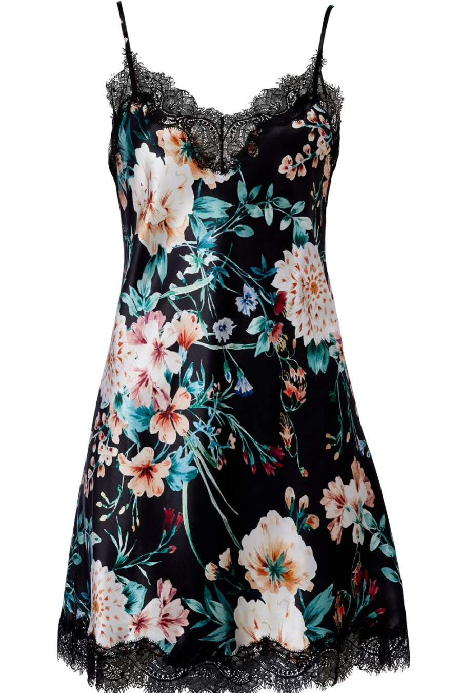 Sainted Sisters Scarlett Silk Chemise - May Evelyn Luxury Sleepwear for Women