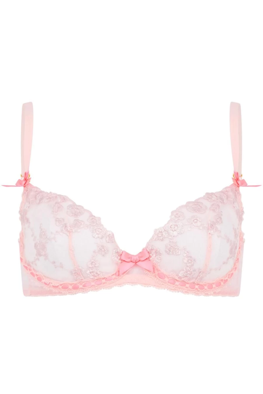 Agent Provocateur Adelie Plunge Underwired Bra in Pink - Lingerie for Women