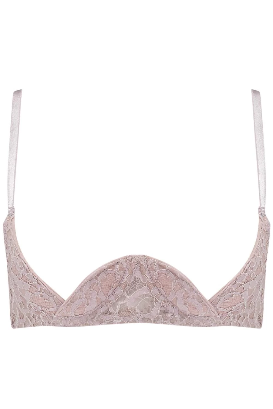Coco de Mer Muse - Aurelia Quarter Cup Bra in Blush | Luxury Lingerie