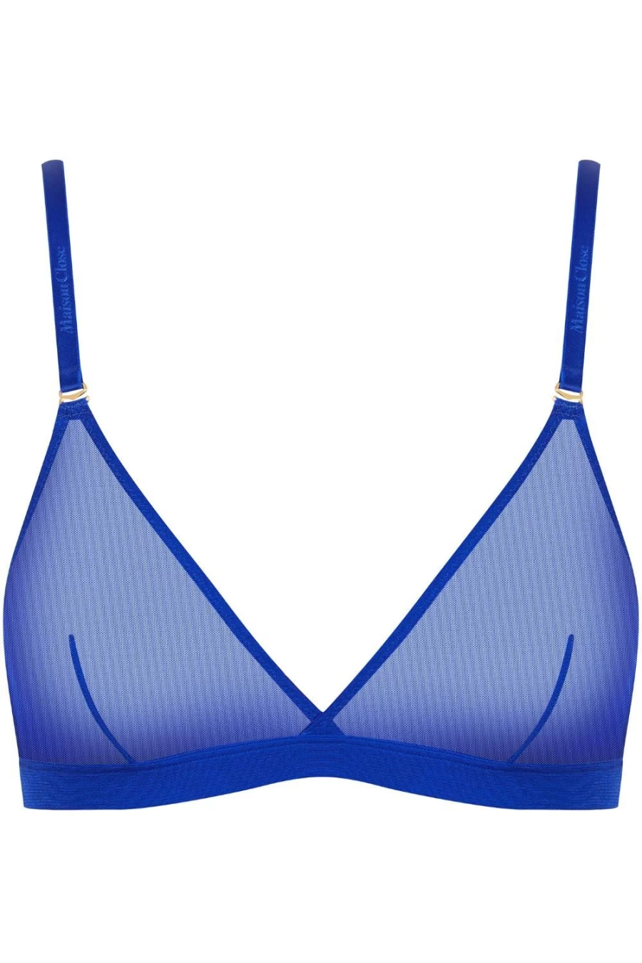 Maison Close Neon Blue Triangle Bra - Sexy Lingerie Bralette for Women