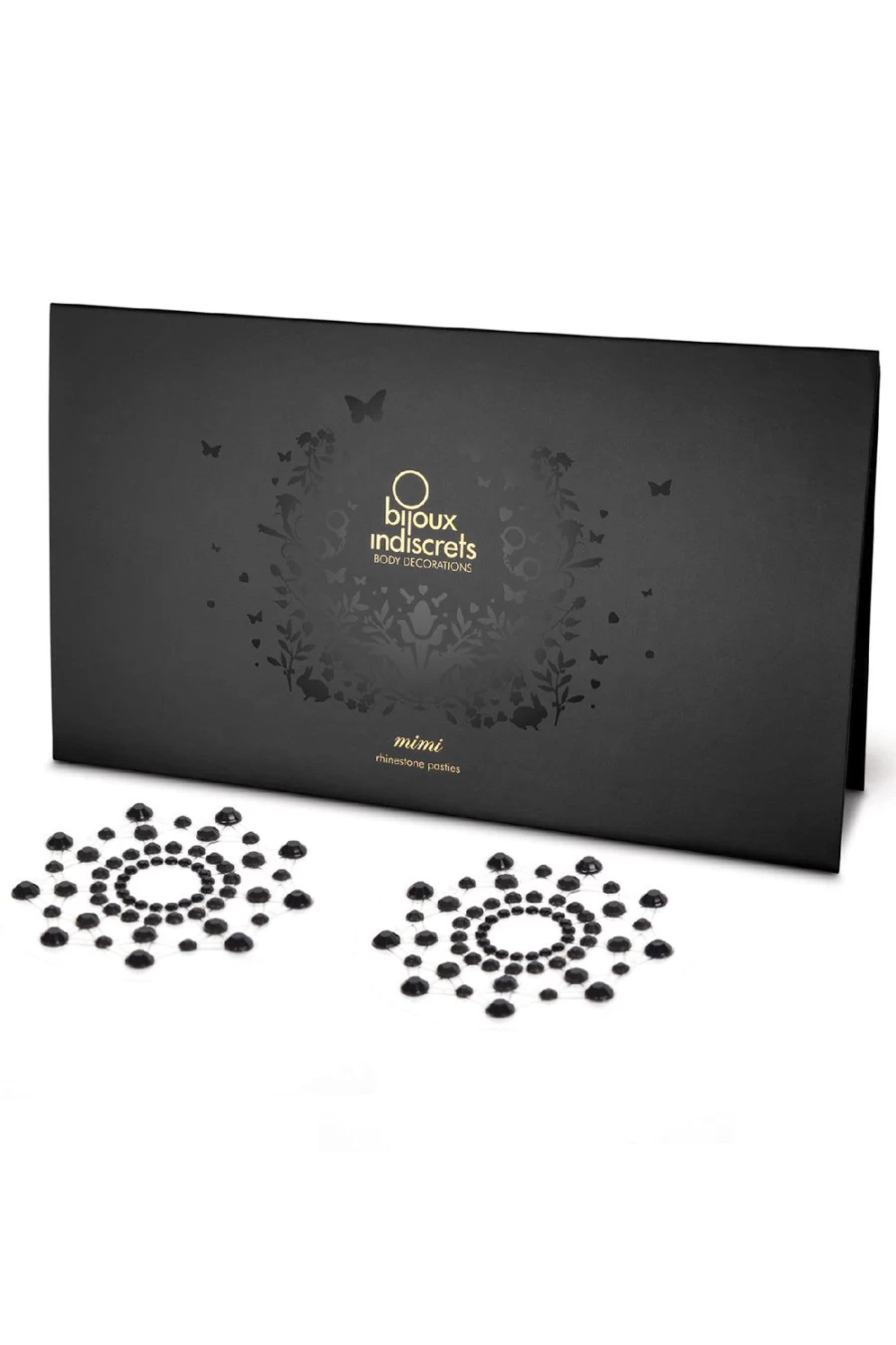 Bijoux Indiscrets Mimi Skin Jewellery - Elegant Black Body Jewelry for Stylish Adornment